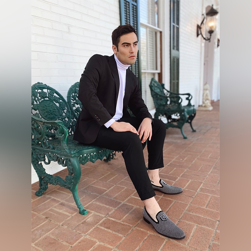 New in box - Stacy Adam’s Swagger Studded Slip on Dress Shoes